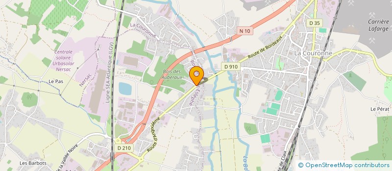 localisation de l'entreprise MADAME ELIANE AUGENDRE  ROULLET-SAINT-ESTEPHE