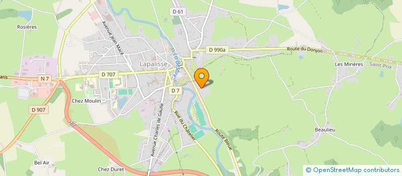 localisation de l'entreprise MADAME ELIANE AULIBERT à SAINT-PRIX