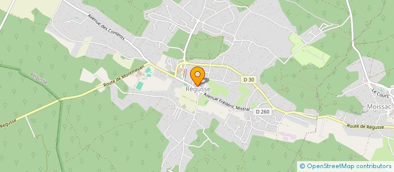 localisation de l'entreprise MADAME ELIANE BARBERIS à REGUSSE