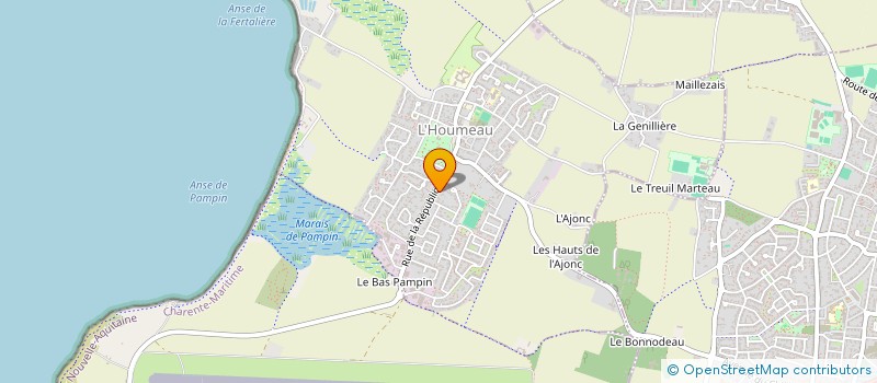 localisation de l'entreprise MADAME ELIANE BARRIER  L'HOUMEAU