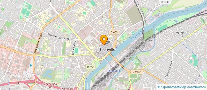 localisation de l'entreprise MADAME ELIANE BAUER à THIONVILLE