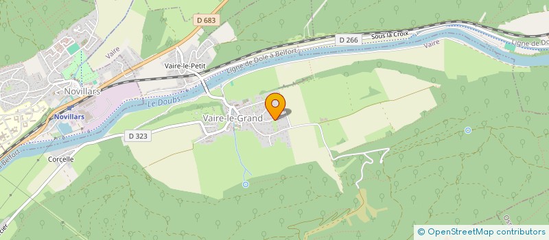 localisation de l'entreprise MADAME ELIANE BEAUNE  VAIRE