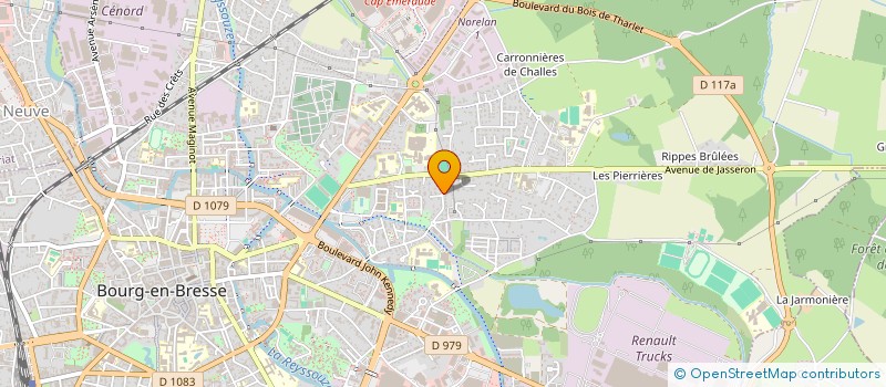 localisation de l'entreprise MADAME ELIANE BERNIGAUD à BOURG-EN-BRESSE