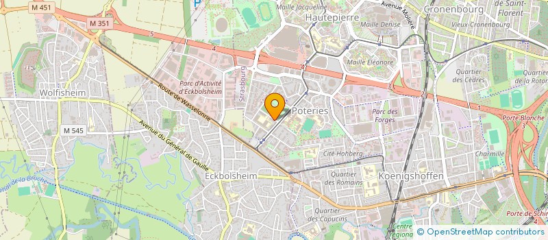 localisation de l'entreprise MADAME ELIANE BERRUT  STRASBOURG