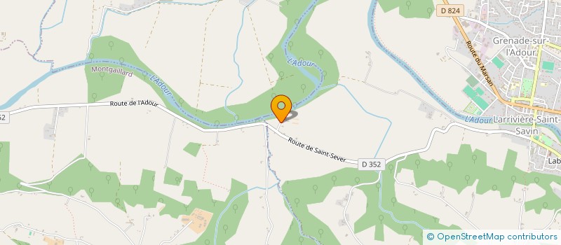 localisation de l'entreprise MADAME ELIANE BIGNON  LARRIVIERE-SAINT-SAVIN
