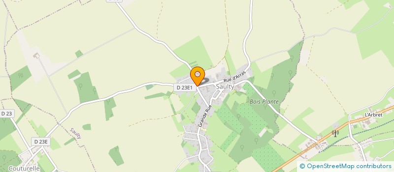 localisation de l'entreprise MADAME ELIANE BILLET  SAULTY