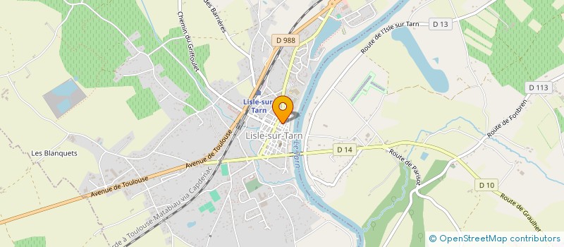 localisation de l'entreprise MADAME ELIANE BOTELLA à LISLE-SUR-TARN