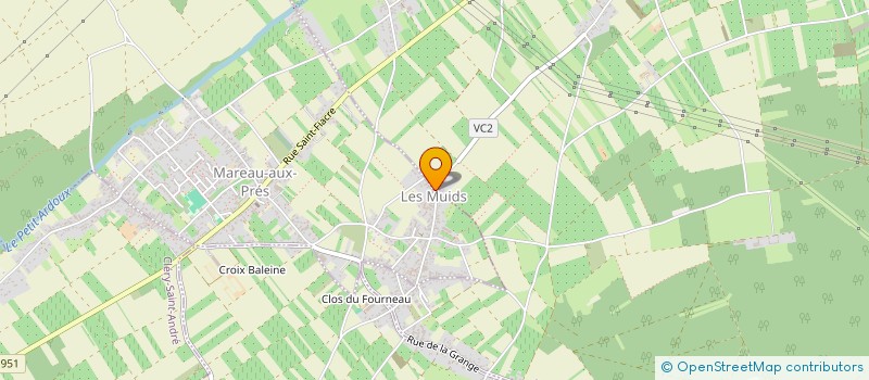 localisation de l'entreprise MADAME ELIANE BOURGOIN à MAREAU-AUX-PRES