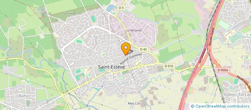 localisation de l'entreprise MADAME ELIANE BOUSQUET à SAINT-ESTEVE