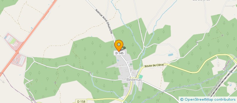 localisation de l'entreprise MADAME ELIANE BOUVET-GERBETTAZ  BEDENAC