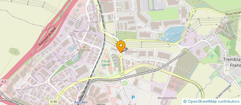 localisation de l'entreprise MADAME ELIANE BRIVES  TREMBLAY-EN-FRANCE