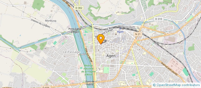 localisation de l'entreprise MADAME ELIANE CABIRAN à AGEN