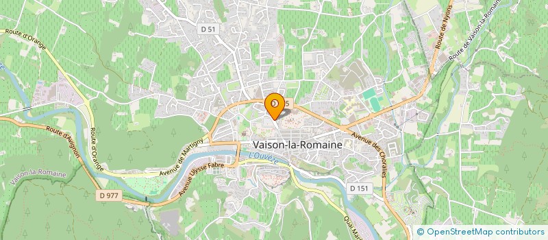 localisation de l'entreprise MADAME ELIANE CAMARET  VAISON-LA-ROMAINE