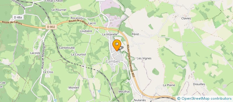 localisation de l'entreprise MADAME ELIANE CARAYOL  BOUSSAC