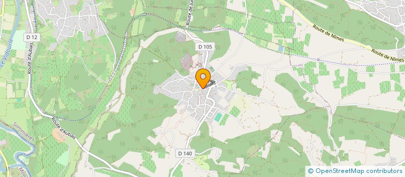 localisation de l'entreprise MADAME ELIANE CAUQUIL  JUNAS