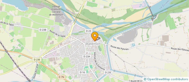 localisation de l'entreprise MADAME ELIANE CAUSSIN  MALLEMORT