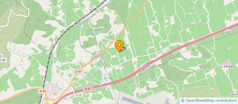 localisation de l'entreprise MADAME ELIANE CERUTTI  PUGET-VILLE