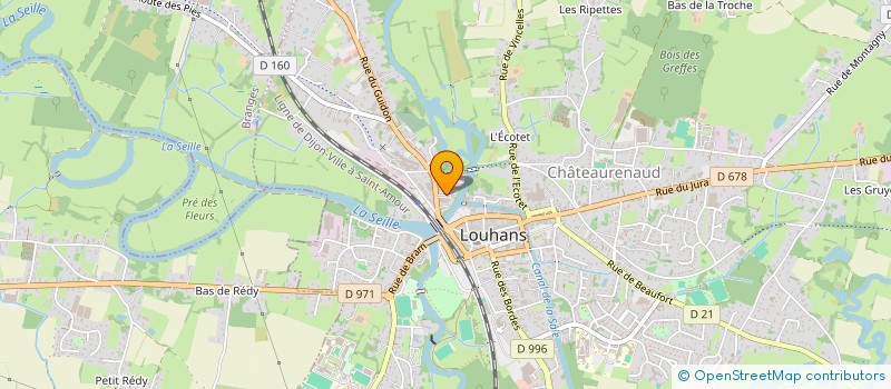 localisation de l'entreprise MADAME ELIANE CHANCRE à LOUHANS