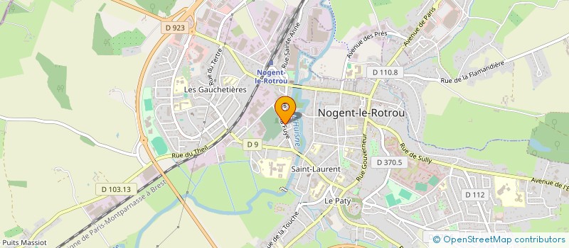 localisation de l'entreprise MADAME ELIANE CHANTOISEAU à NOGENT-LE-ROTROU