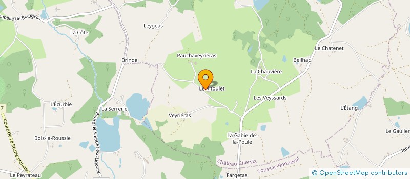 localisation de l'entreprise MADAME ELIANE CHARZAT à CHATEAU-CHERVIX