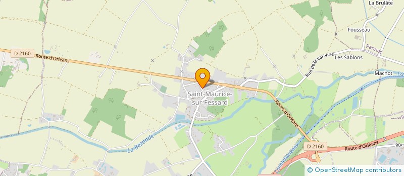 localisation de l'entreprise MADAME ELIANE CHAUVEAU à SAINT-MAURICE-SUR-FESSARD
