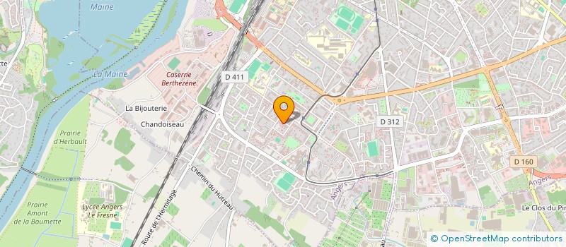 localisation de l'entreprise MADAME ELIANE CHEGNIMONHAN  ANGERS