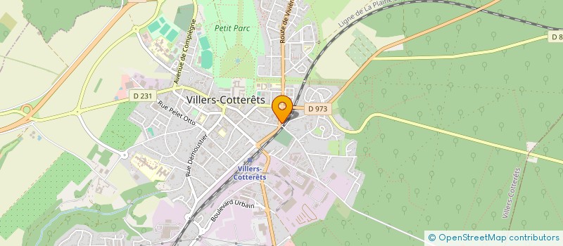 localisation de l'entreprise MADAME ELIANE CHEVALIER à VILLERS-COTTERETS