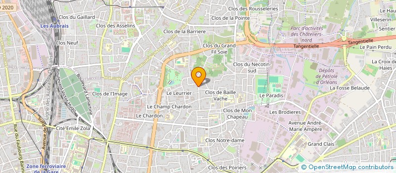 localisation de l'entreprise MADAME ELIANE CHIRON à ORLEANS