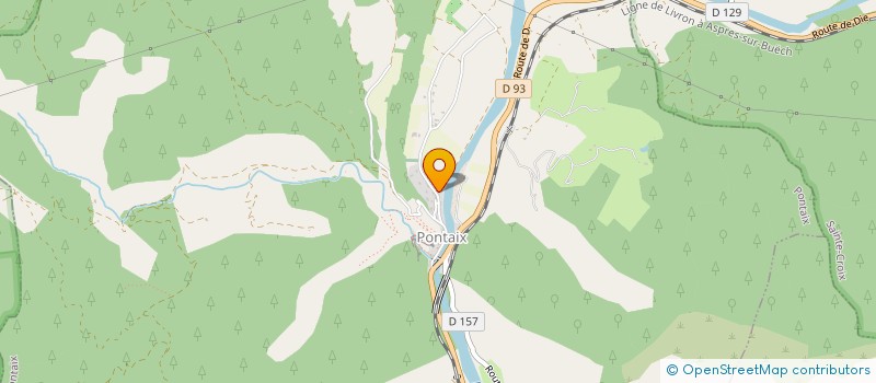 localisation de l'entreprise MADAME ELIANE CLAIREFOND  DIE