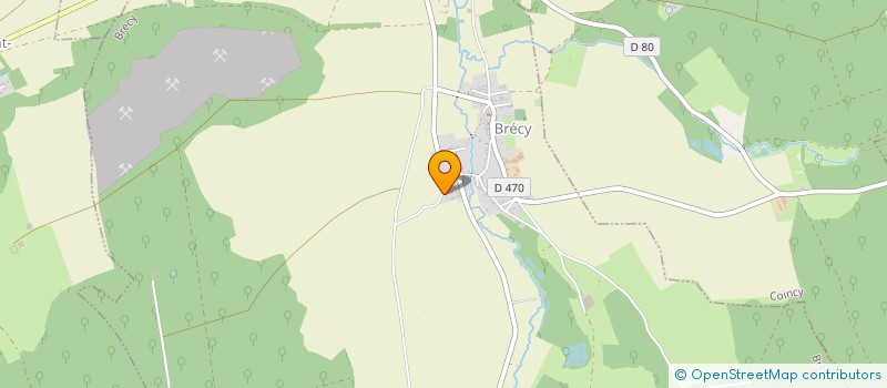 localisation de l'entreprise MADAME ELIANE CLAIRET  BRECY