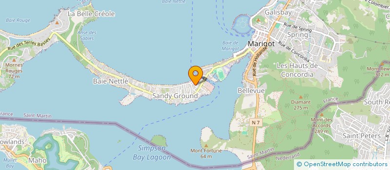 localisation de l'entreprise MADAME ELIANE CLARISSE  SAINT-MARTIN