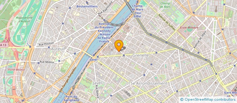 localisation de l'entreprise MADAME ELIANE CLAVEL  PARIS