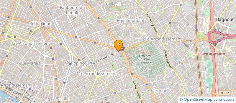 localisation de l'entreprise MADAME ELIANE COHEN à PARIS