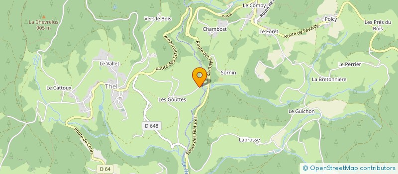 localisation de l'entreprise MADAME ELIANE COILLARD  RANCHAL