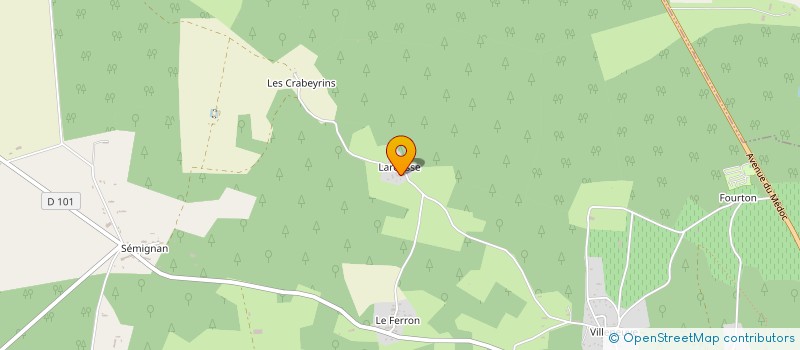 localisation de l'entreprise MADAME ELIANE CONSTANTIN  SAINT LAURENT MEDOC