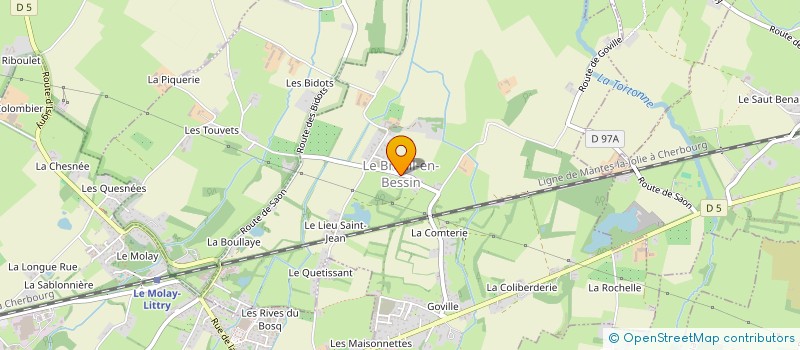 localisation de l'entreprise MADAME ELIANE CORNIER  LE BREUIL-EN-BESSIN