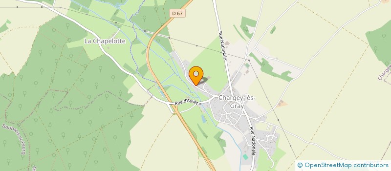 localisation de l'entreprise MADAME ELIANE CORVISIER  CHARGEY-LES-GRAY