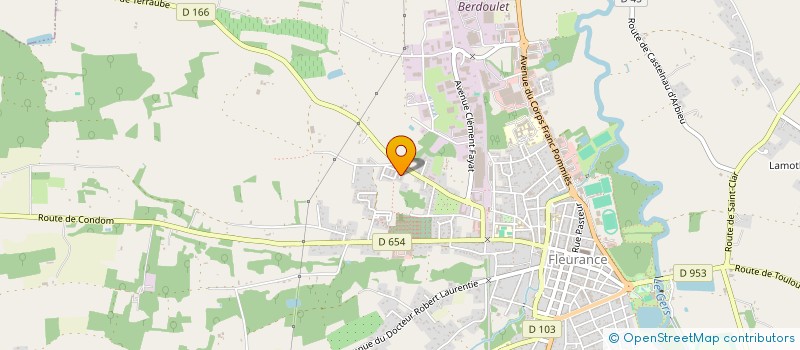 localisation de l'entreprise MADAME ELIANE COURTIAL  FLEURANCE