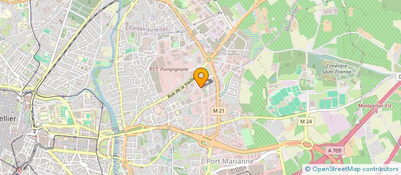 localisation de l'entreprise MADAME ELIANE DALLAU à MONTPELLIER