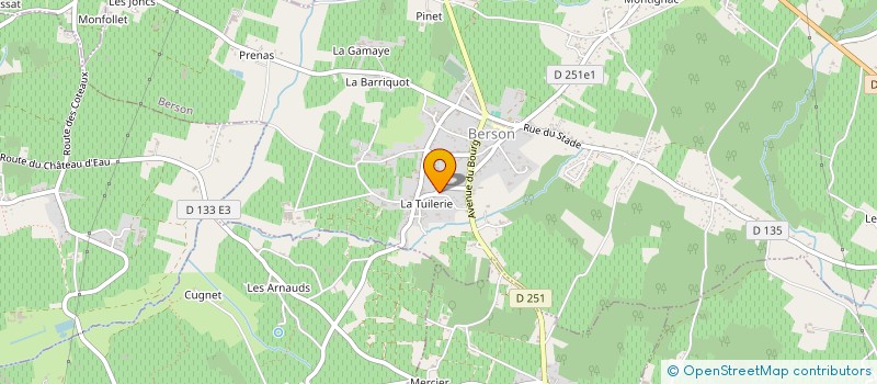 localisation de l'entreprise MADAME ELIANE DAVIAS à BERSON
