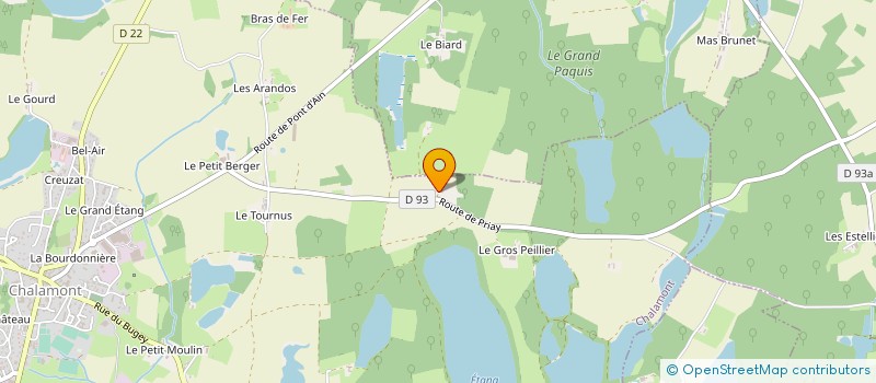 localisation de l'entreprise MADAME ELIANE DE LA CELLE  VILLETTE-SUR-AIN