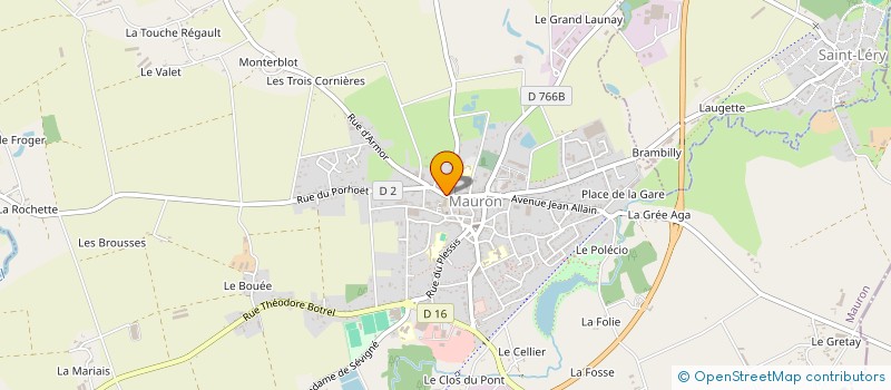 localisation de l'entreprise MADAME ELIANE DE MUL  MAURON