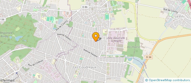 localisation de l'entreprise MADAME ELIANE DE SOUZA PAIVA à COURTRY