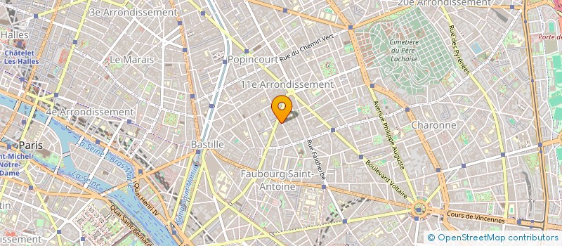 localisation de l'entreprise MADAME ELIANE DEGOUL  PARIS