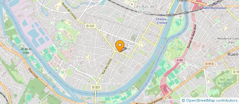 localisation de l'entreprise MADAME ELIANE DEL DIN  CROISSY-SUR-SEINE