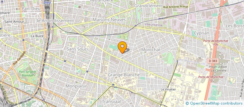 localisation de l'entreprise MADAME ELIANE DEQUIEDT  LYON