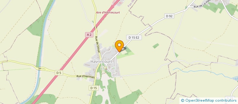 localisation de l'entreprise MADAME ELIANE DESAINTLOUP à HAVRINCOURT