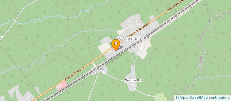 localisation de l'entreprise MADAME ELIANE DESMARIE  BIGANOS