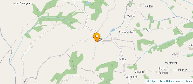 localisation de l'entreprise MADAME ELIANE DEVALLE  POUYLEBON