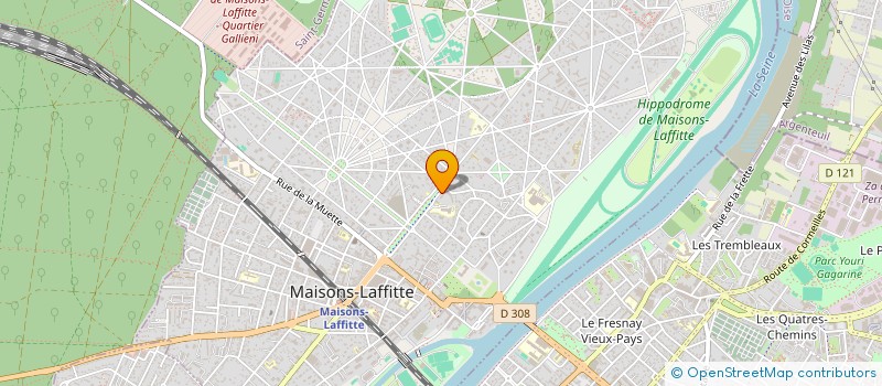 localisation de l'entreprise MADAME ELIANE DILANGE à MAISONS-LAFFITTE